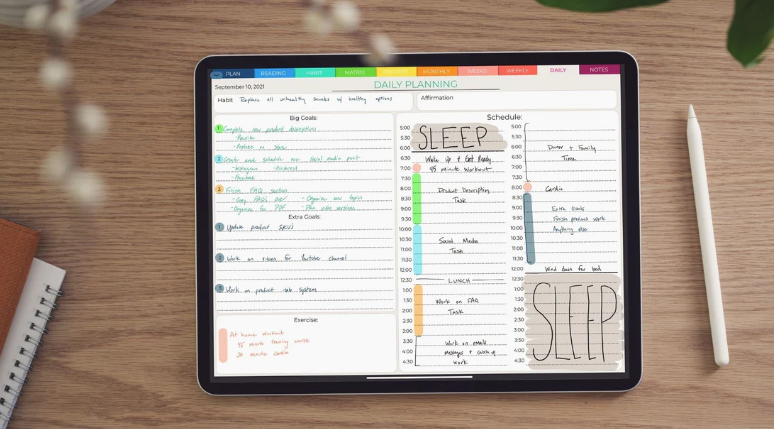 important elements of digital planner