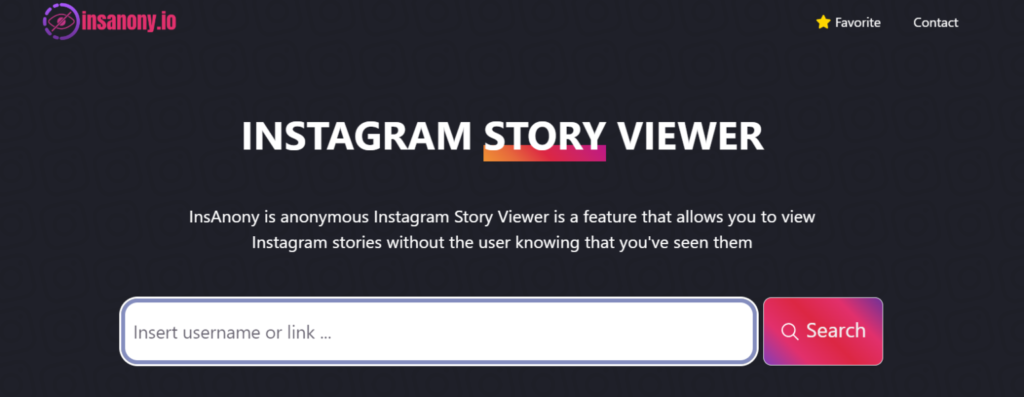 Insanony Best Anonymous Instagram Story Viewer