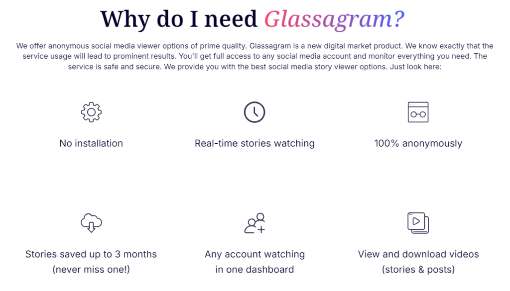 Why do i need Glassgram