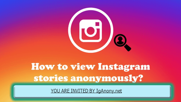 IgAnony - Anonymous Instagram story viewer