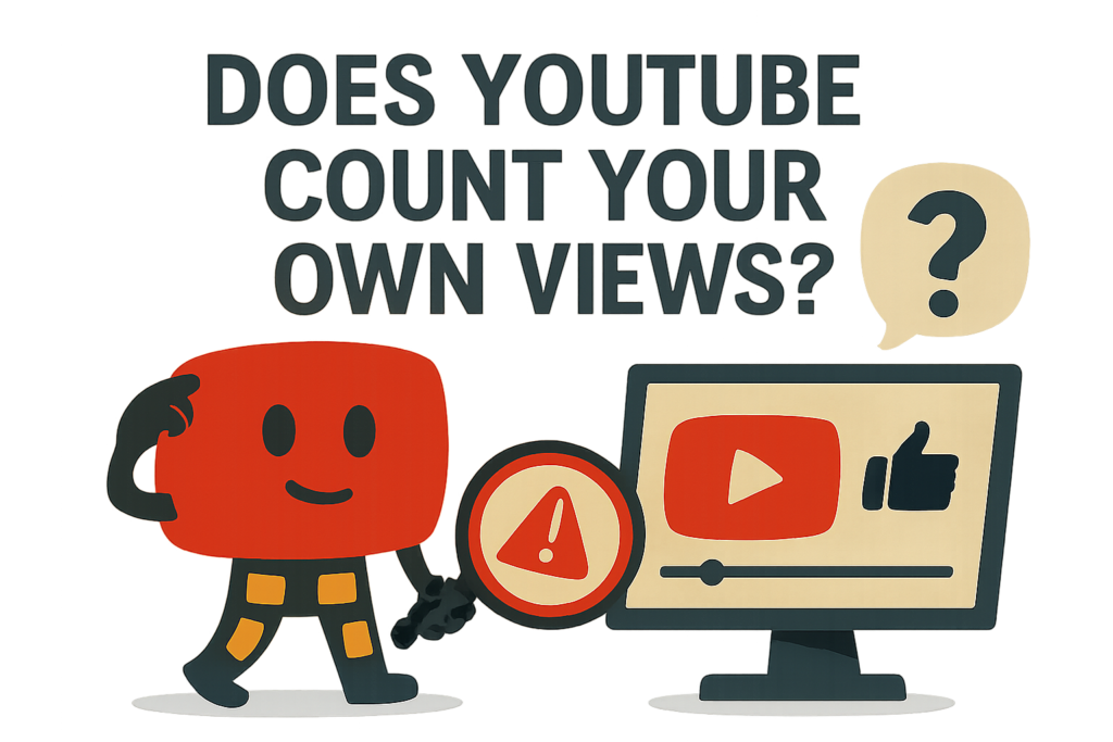 Does YouTube count your own views