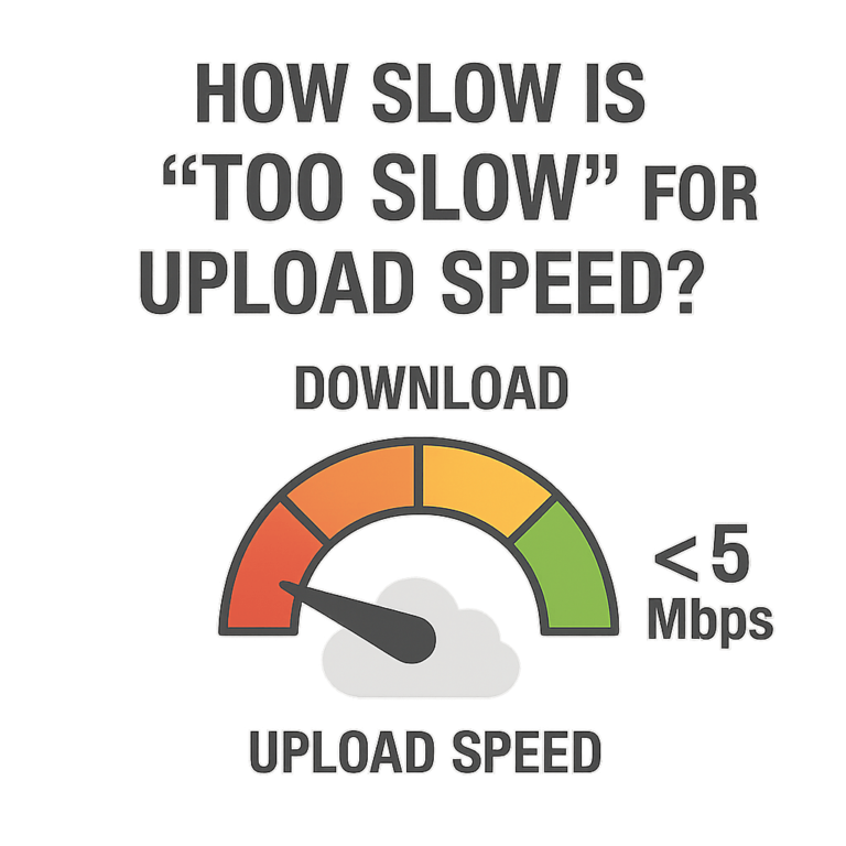 How Slow is "Too Slow" for upload speed