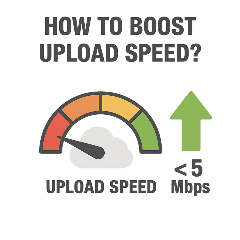 How to boost upload speed