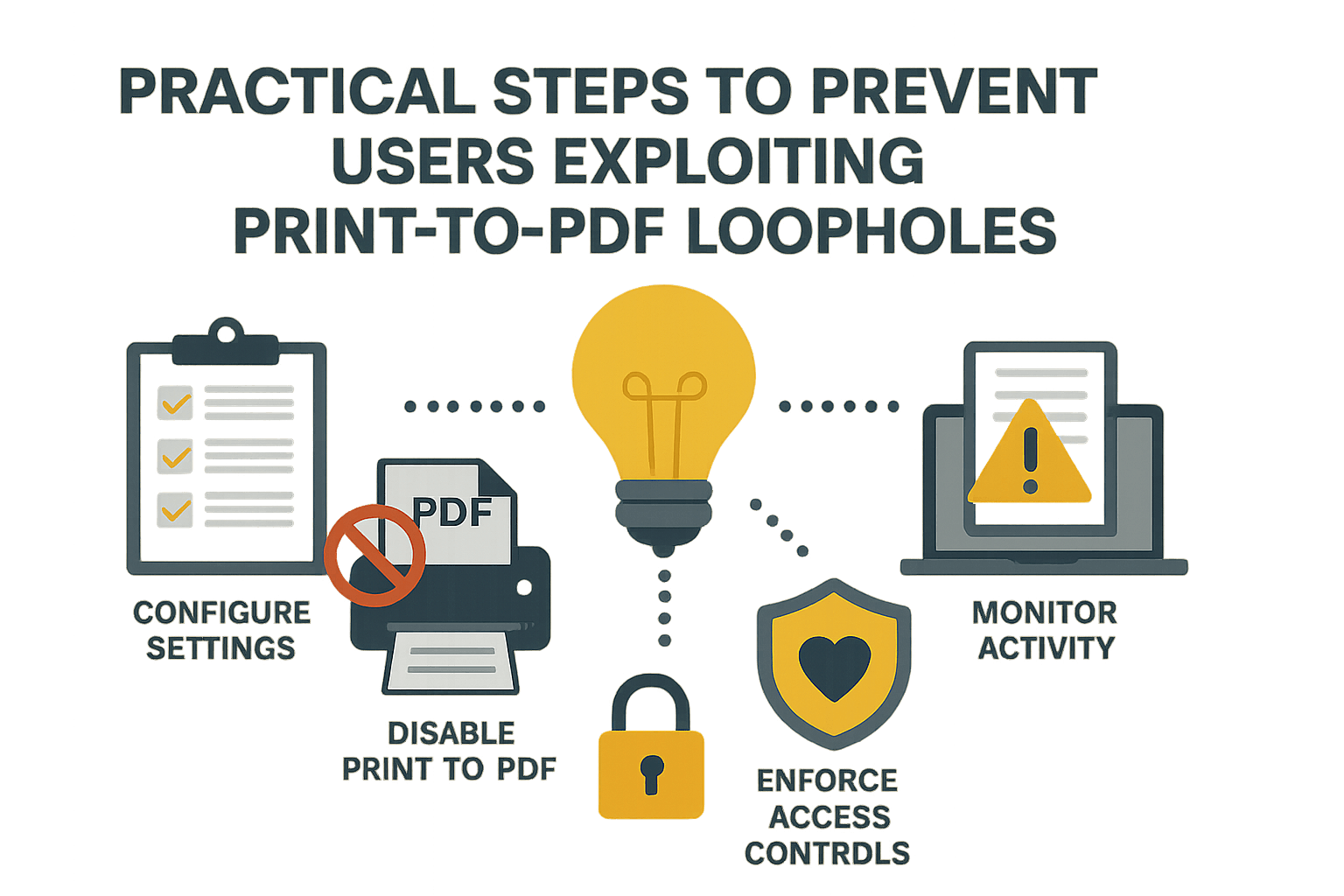 Practical Steps to Prevent Users Exploiting Print-to-PDF Loopholes