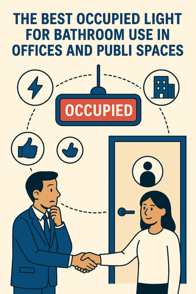 The Best Occupied Light for Bathroom Use in Offices and Public Spaces