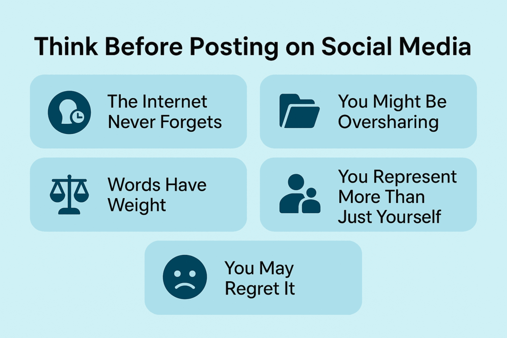 5 Reasons to think about posting on social media