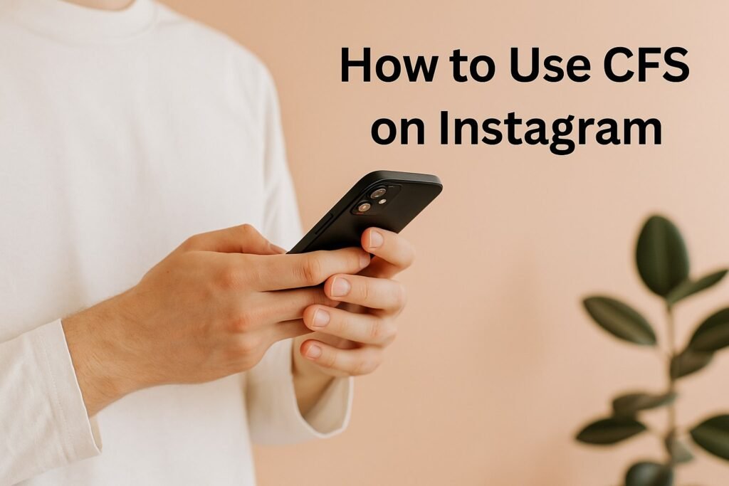 How to use cfs on instagram