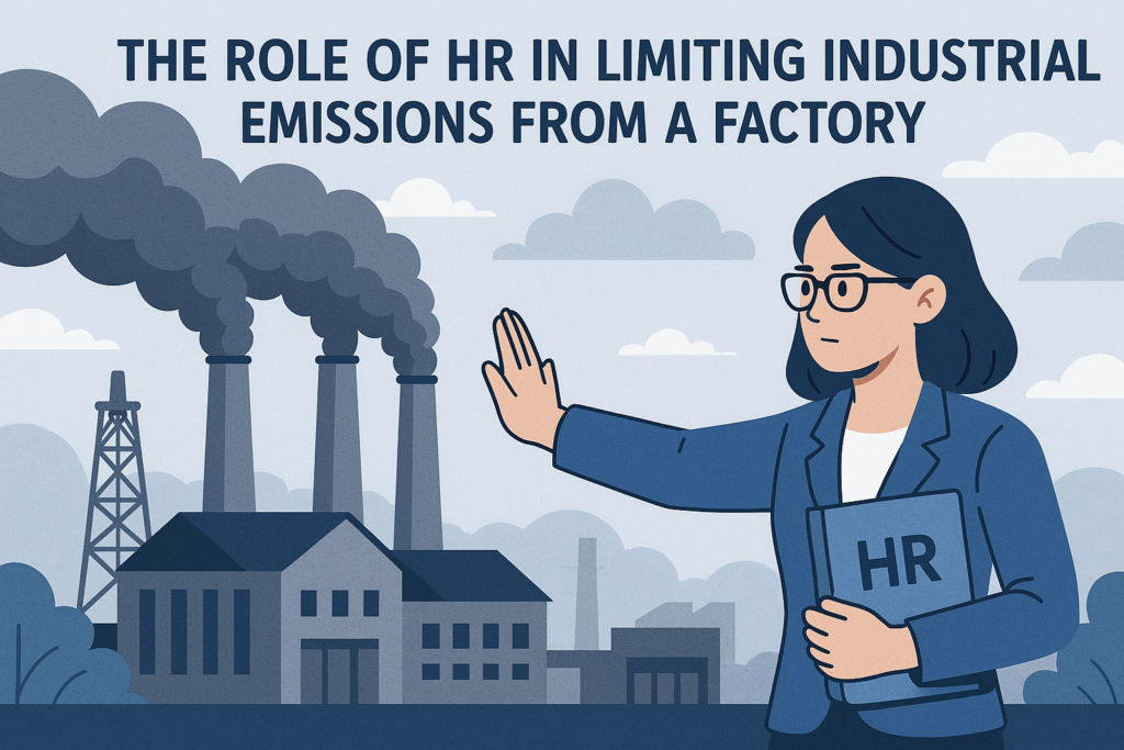 The Role of HR in Limiting Industrial Emissions from A Factory