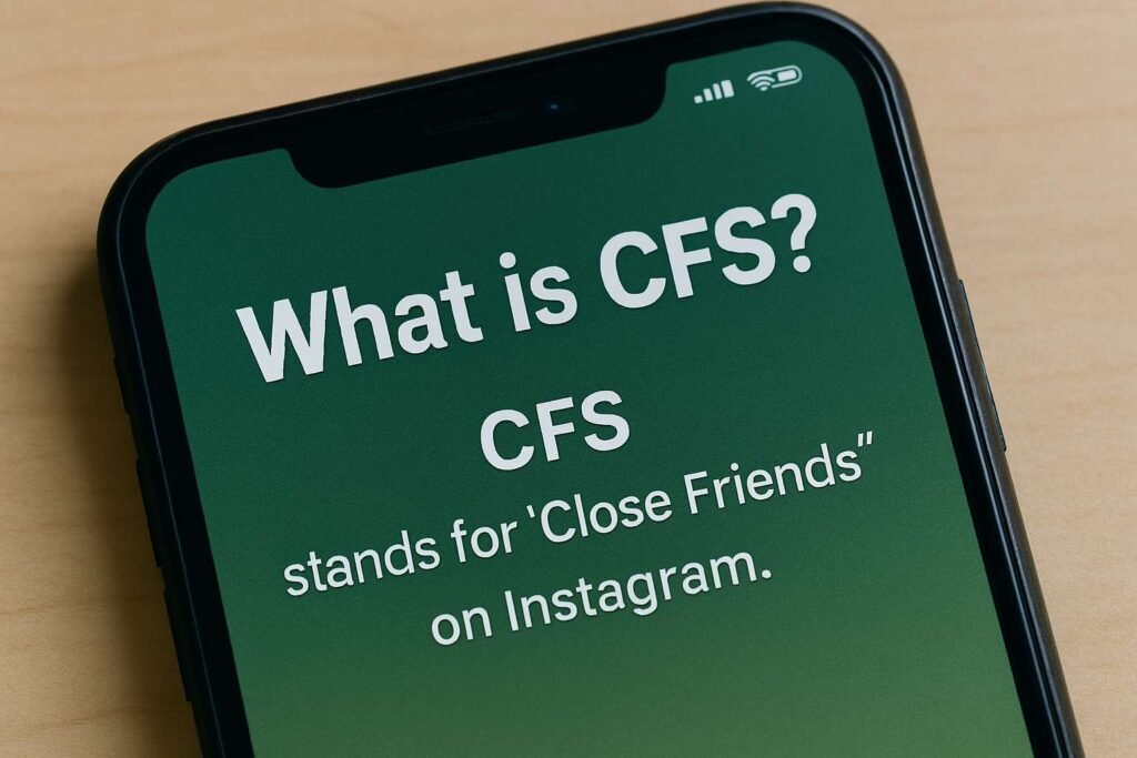 What is CFS meaning on instagram